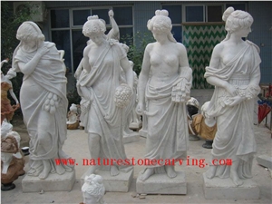 Sculpture Stone Carving Marble Carving, Beijing White Marble Sculpture