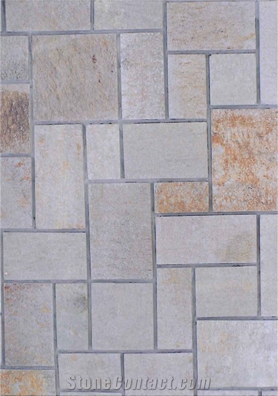 Gneiss Sawn Tiles, Beige Gneiss Bulgaria