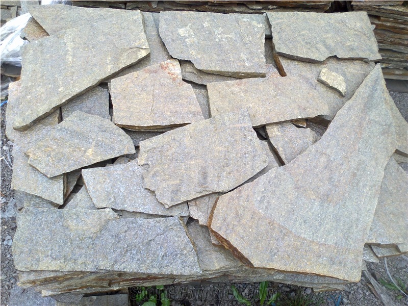 Silber Gneiss Flagstone, Grey and Brown Flagstone
