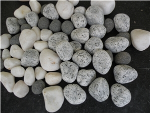 White Granite Cobblestones, Pavers