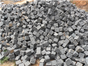 White Granite Cobblestones, Pavers