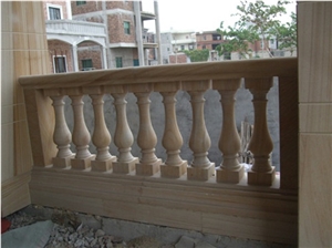 Yellow Sandstone Balustrade Railing
