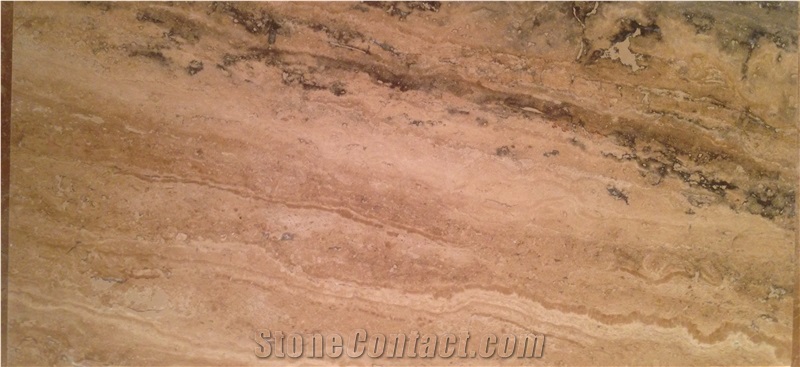 Black Veined Travertine Slabs, Tiles