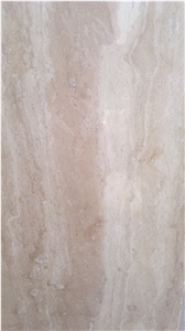 Hajiabad Travertine, Cream Waveless Travertine, Hajiadbad Cream Waveless Travertine Wall