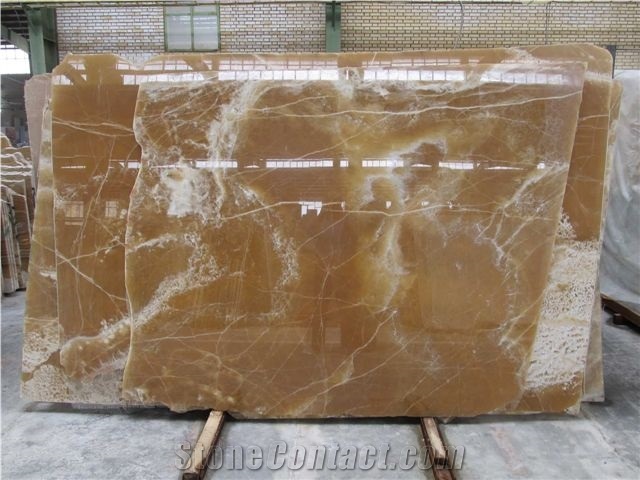 Persian Honey Onyx Slabs, Iran Yellow Onyx