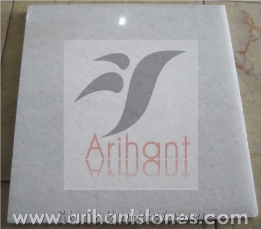 Makrana Premium White Marble Stone Tiles, Slabs