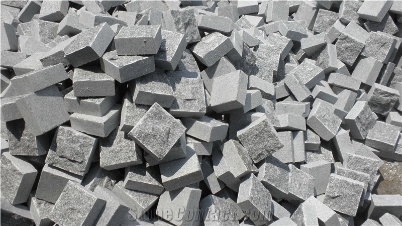 Lu Grey Granite Cubes