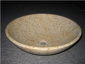 G682 Granite Basin, Sunshine Gold Granite Sink G682 Granite Basin, Sunshine Gold Granite Sink