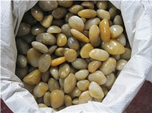 Yellow Pebble Stone, Garden Paver Stone