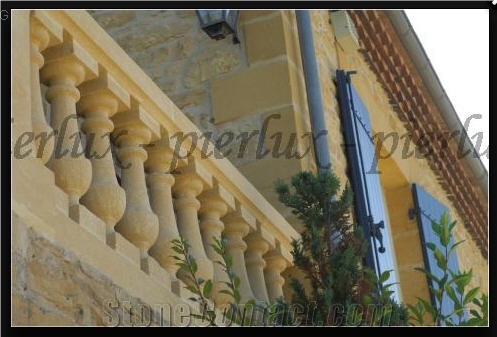 Mateur Creme Limestone Balustrades