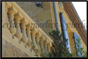 Mateur Creme Limestone Balustrades