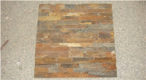 Hebei Rust Slate Stacked Wall Stone