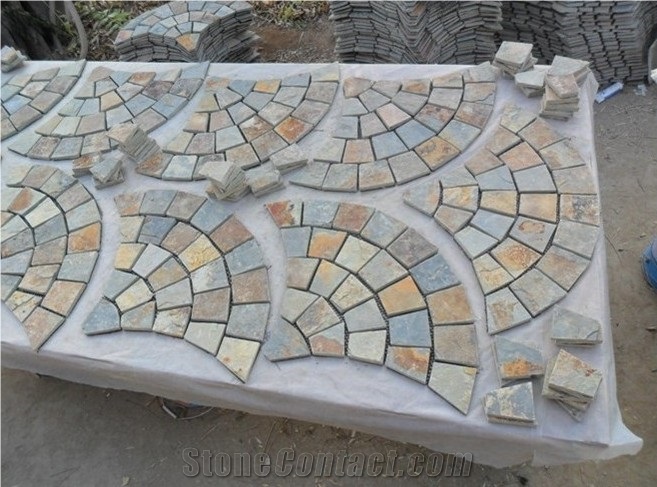 Skirt Slate Pavers