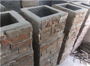 Slate Culture Stone Columns