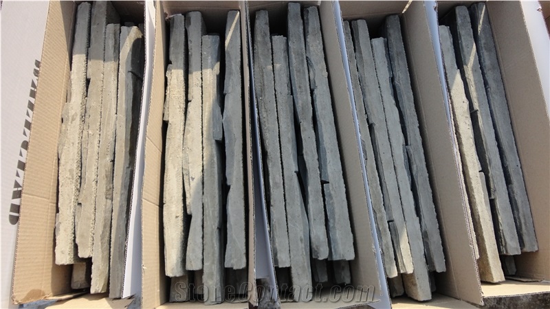 Natural Culture Stone Wall Cladding, Green Slate Wall Cladding Stacked Stone for Wall Panel
