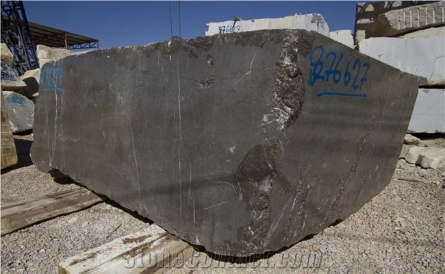 Graffiti Marble Blocks, Iran Black Marble