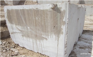Maroon Travertine Blocks, Iran Brown Travertine