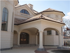 Crimean Limestone Building Stones Arches, Brackets, Imposts, White Limestone