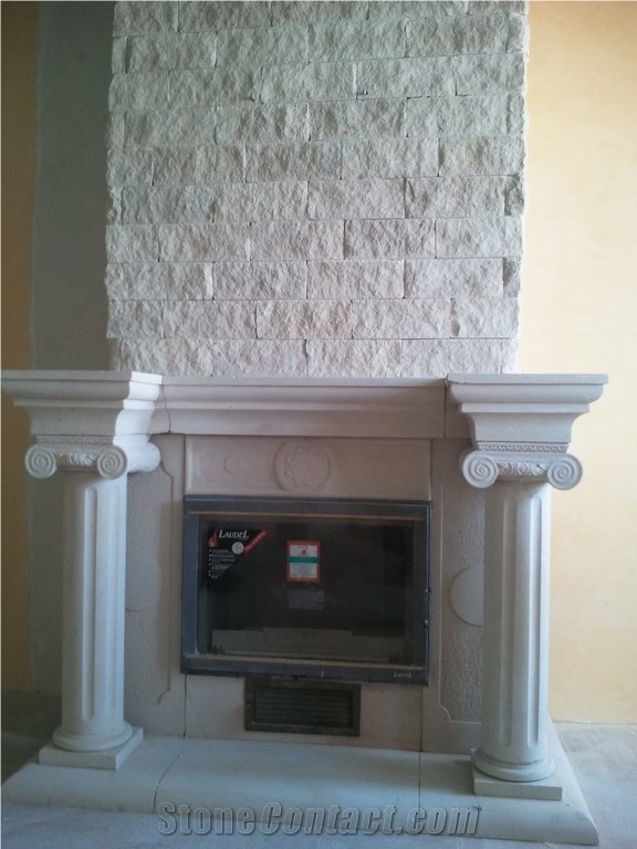 Crimean Limestone Building Stones Arches, Brackets, Imposts, White Limestone