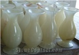 Granite/marlbe Flower Vase, & Marble Beige Granite Urn, Vase, Bench