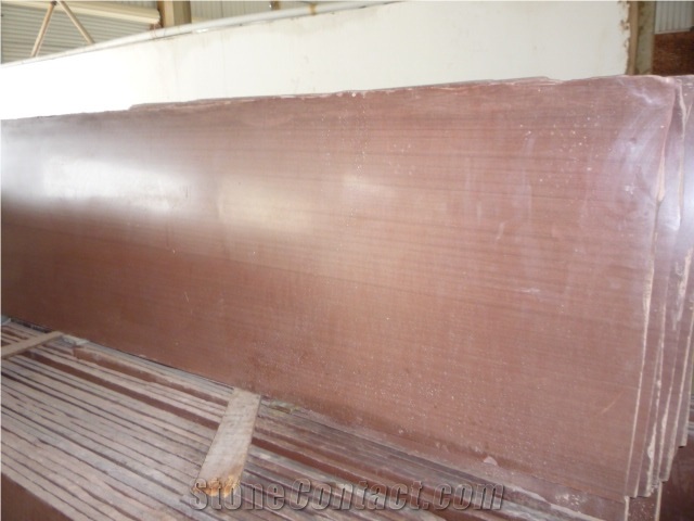 Chinese Red Vein Wooden Sandstone Slabs and Tiles