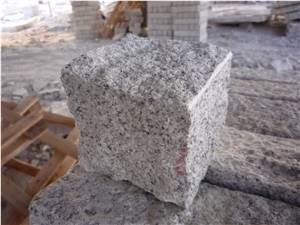 White Cobble Stone, Chinese Granite, for Road Paving