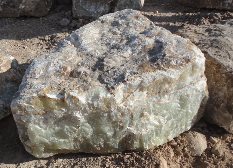 Abbarik Green Onyx Block, Iran Green Onyx