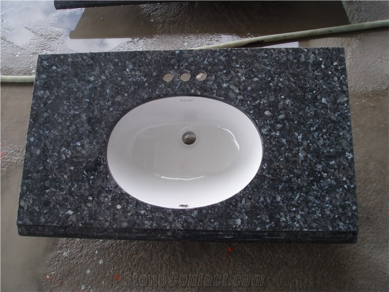 Blue Pearl Granite Bath Top,countertop,vanity Top