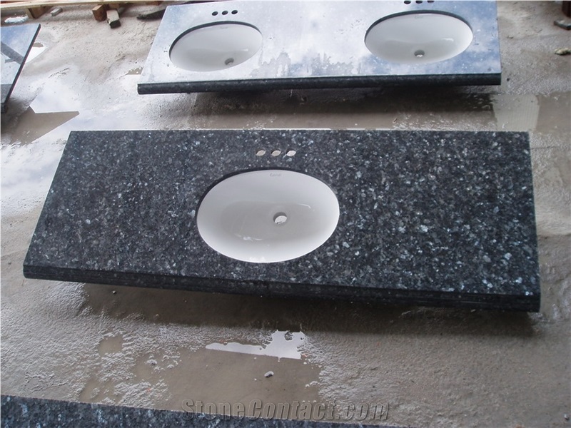 Blue Pearl Granite Bath Top,countertop,vanity Top