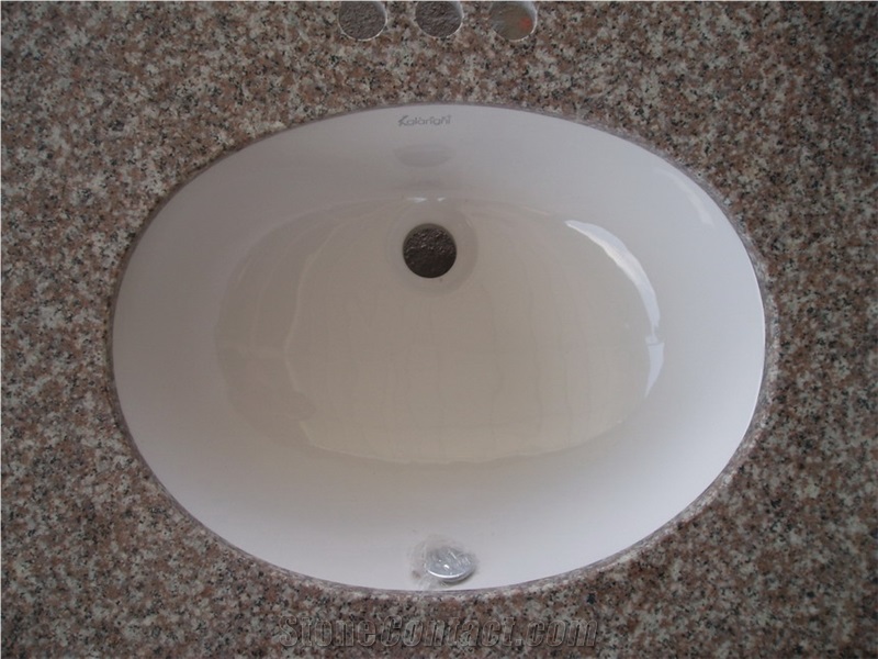 G664 Granite Vanity Top, G664 Pink Granite Countertop