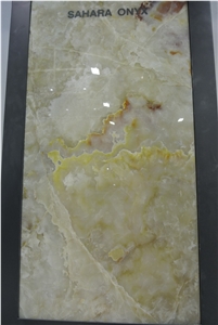Sahara Onyx Slabs, Tiles