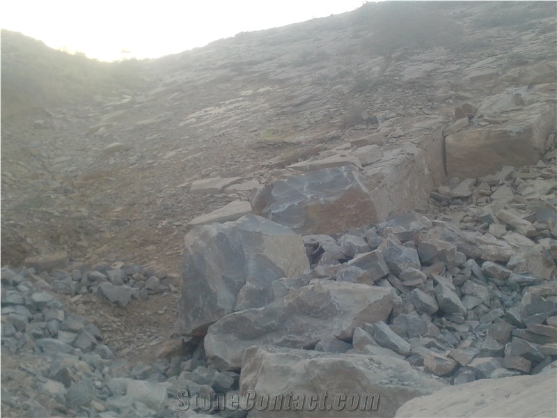 Grey Slate Lalazar, Pakistan Grey Slate Block