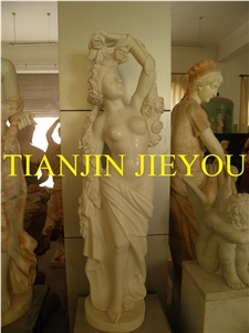 Virgin Mary Marble Sculpture Nude White Marble Sculpture