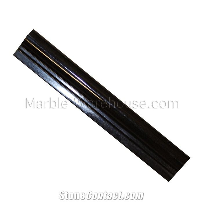 Absolute Black Granite Chair Rail