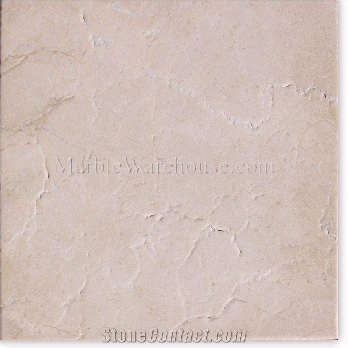 Crema Marfil Brushed Marble Tile 12"X12"