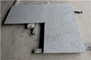 China Pepper White Polished Granite Kitchen Countertop & Island Tops,g603 Sesame White Granite Kitchen Countertops