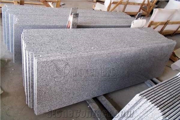 China Sesame White Grey Granite Countertop
