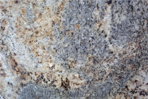 India Madura Gold Polished Granite Countertop, Kashmir Gold Yellow Granite Kitchen Countertop