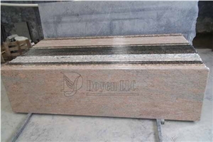 Ivory Brown Granite Island Tops