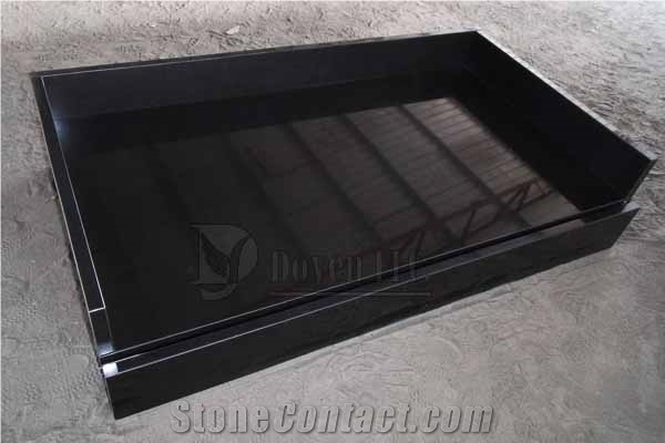 Mongolia Black Polished Granite Vanitytop, Mongolia Black Granite Bath Tops