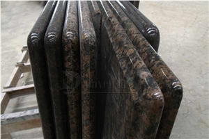 Ogee Edge Polished Brown Pearl Granite Kitchen Tops