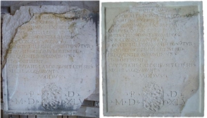 Relief Of the Venetian Lion and Tablet Restoration