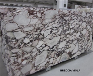 Breccia Violetta Marble Slabs, Tiles