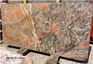 Breche De Louvre Marble Slabs, Tiles