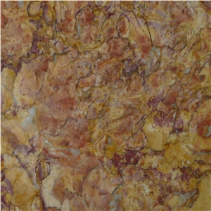 Brocatelle Violette - Jaune Violet Marble Slabs, Brocatelle Marble