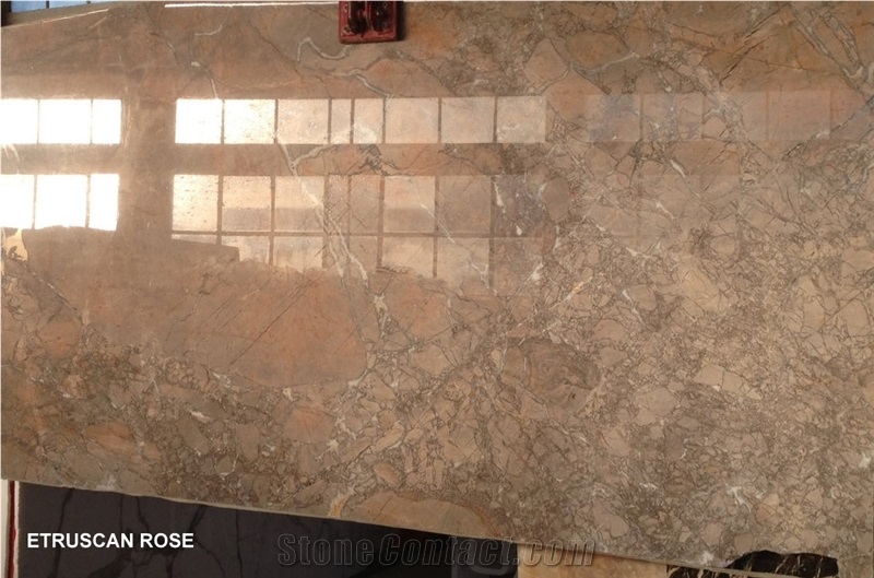 Etruscan Rose Marble Slabs, Tiles