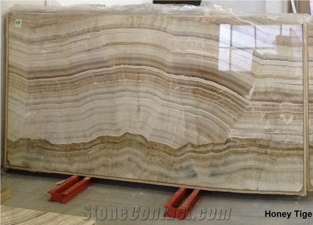Honey Tiger Onyx Slabs, Turkey Beige Onyx