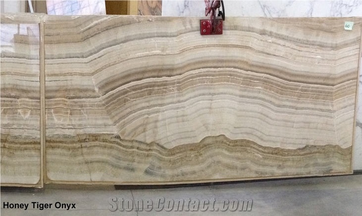 Honey Tiger Onyx Slabs, Turkey Beige Onyx