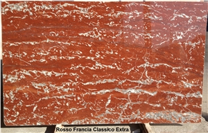 Rosso Francia Languedoc Classico Extra Marble Slabs