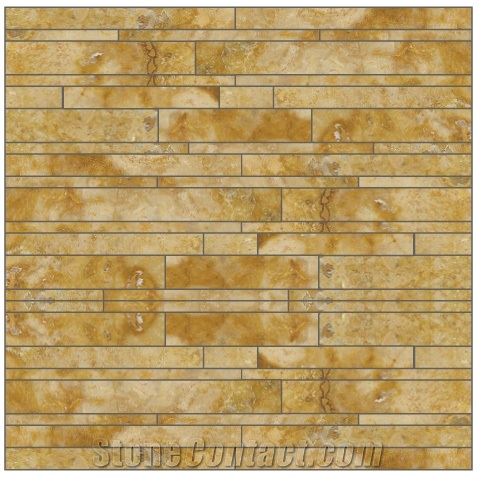Brown Travertine Mosaic